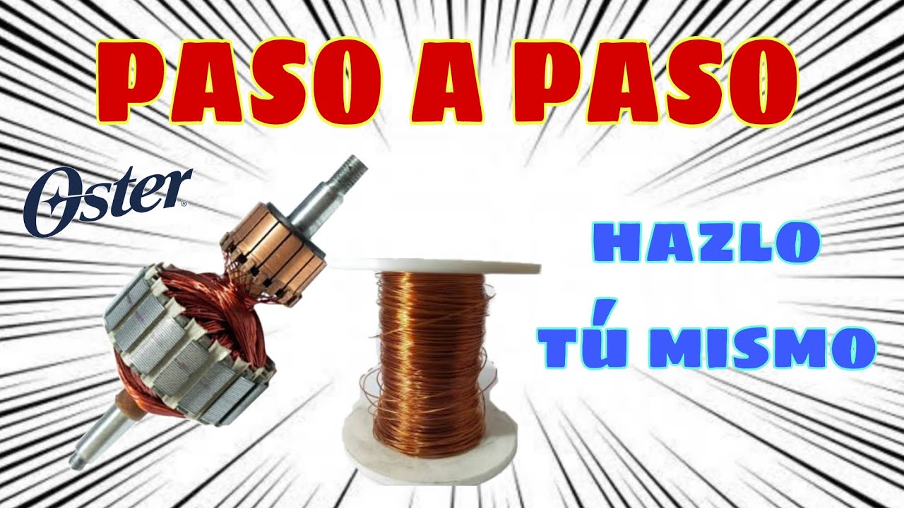 ⚙️ como embobinar armadura de licuadora oster paso a paso🔨 (varios modelos)  | TR Jeremy