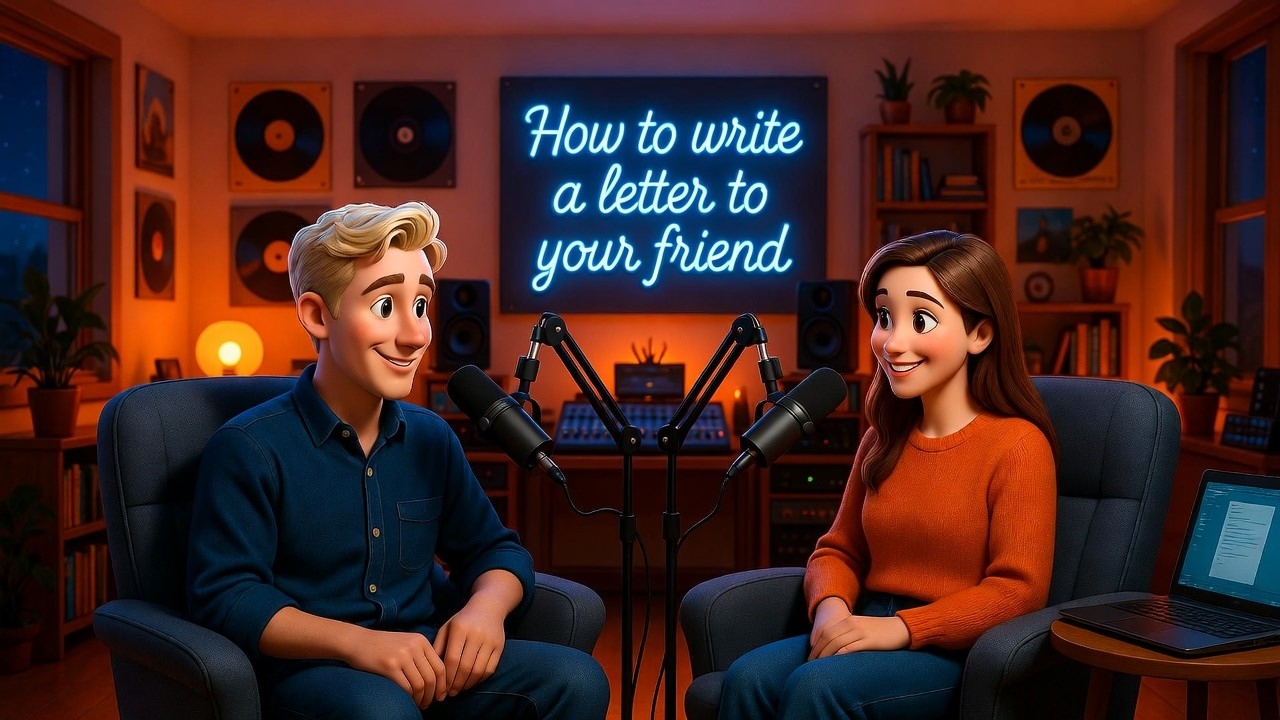 How to write a letter to your friend