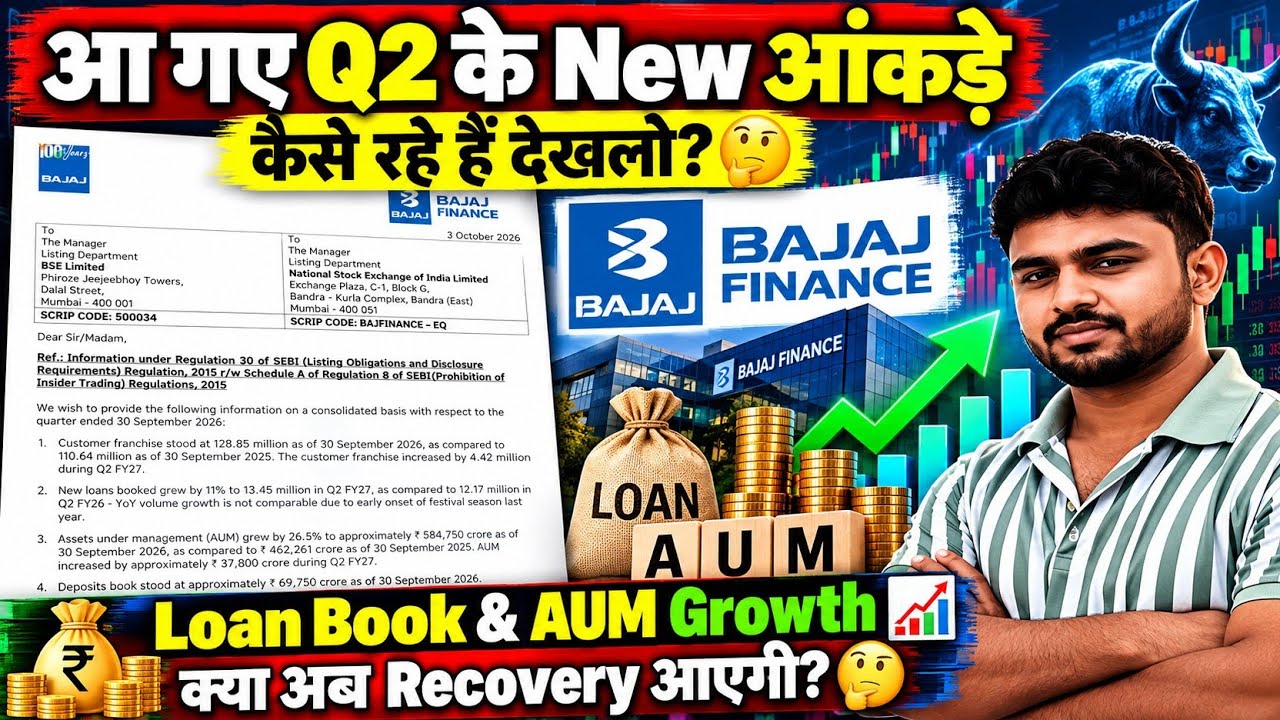Bajaj Finance New Q2 Results Out | Bajaj Finance share news today | Bajaj Finance share