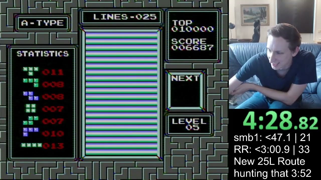 Any% 25 Lines [WR] [3:50.154] - Nintendo World Championships 1990