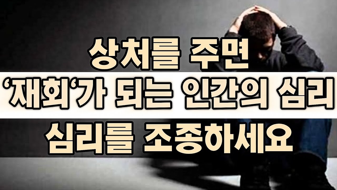상처를 주면 재회가 되는 인간의 심리 (찬 사람의 심리를 조종 하세요) 이별 재회 별리