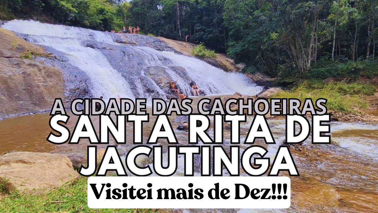 É muita cachoeira!! Santa Rita de Jacutinga. A Cidade das Cachoeiras.