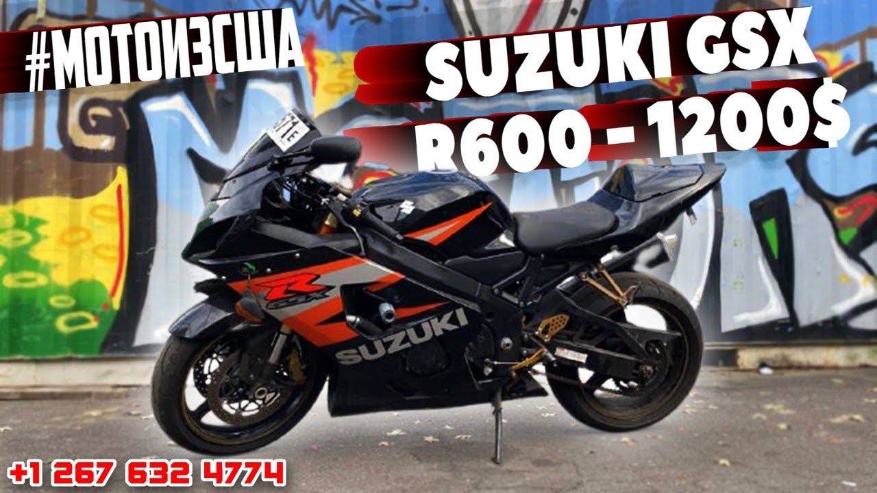 SUZUKI GSX R600 - 1200$. #мотоизсша