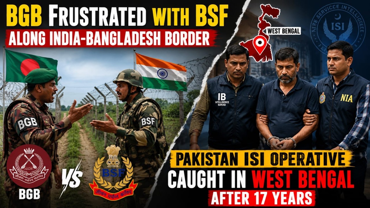 India-Bangladesh Border Dispute Intensifies; West Bengal Cracks Down on Pakistan ISI After 17 Years
