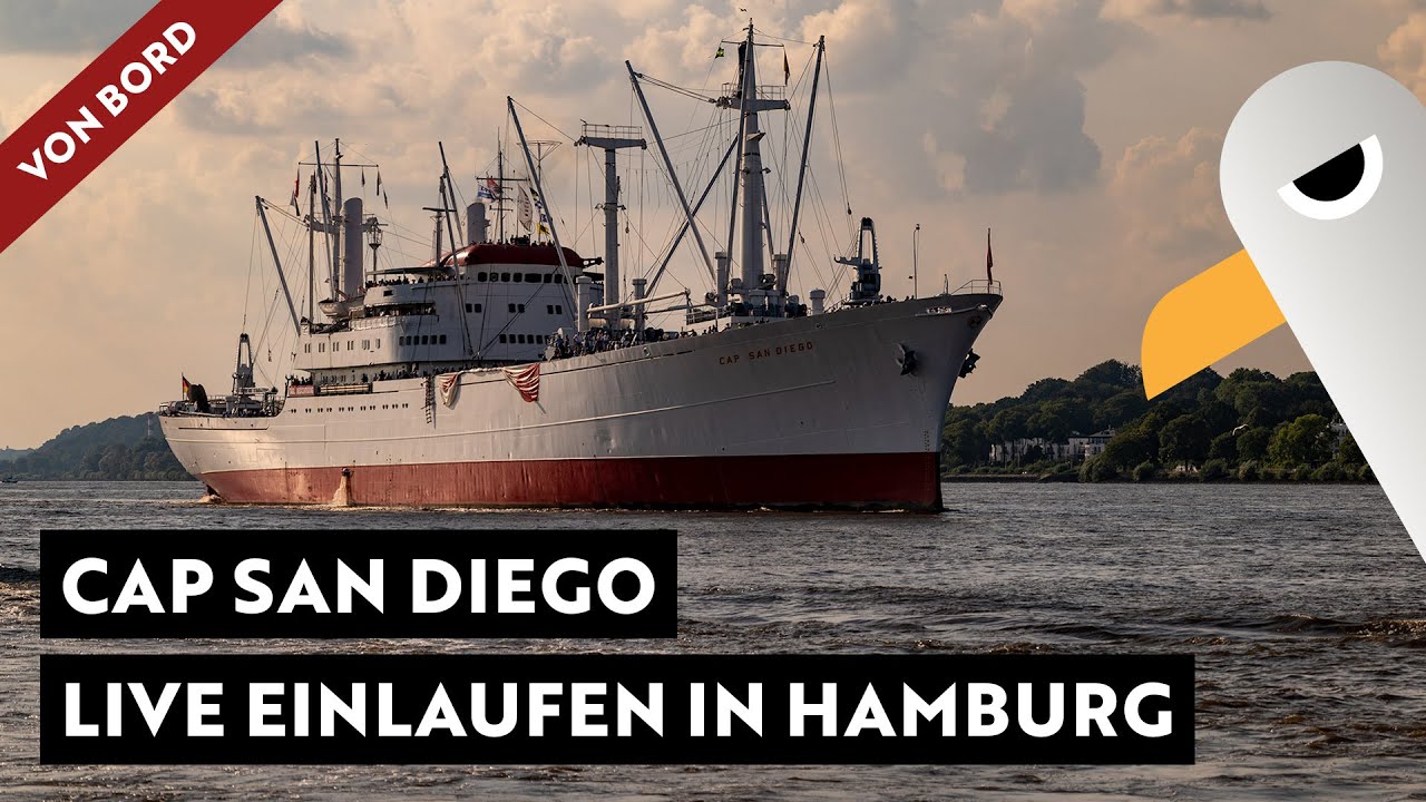 CAP SAN DIEGO - Live von Bord - Ankunft in Hamburg