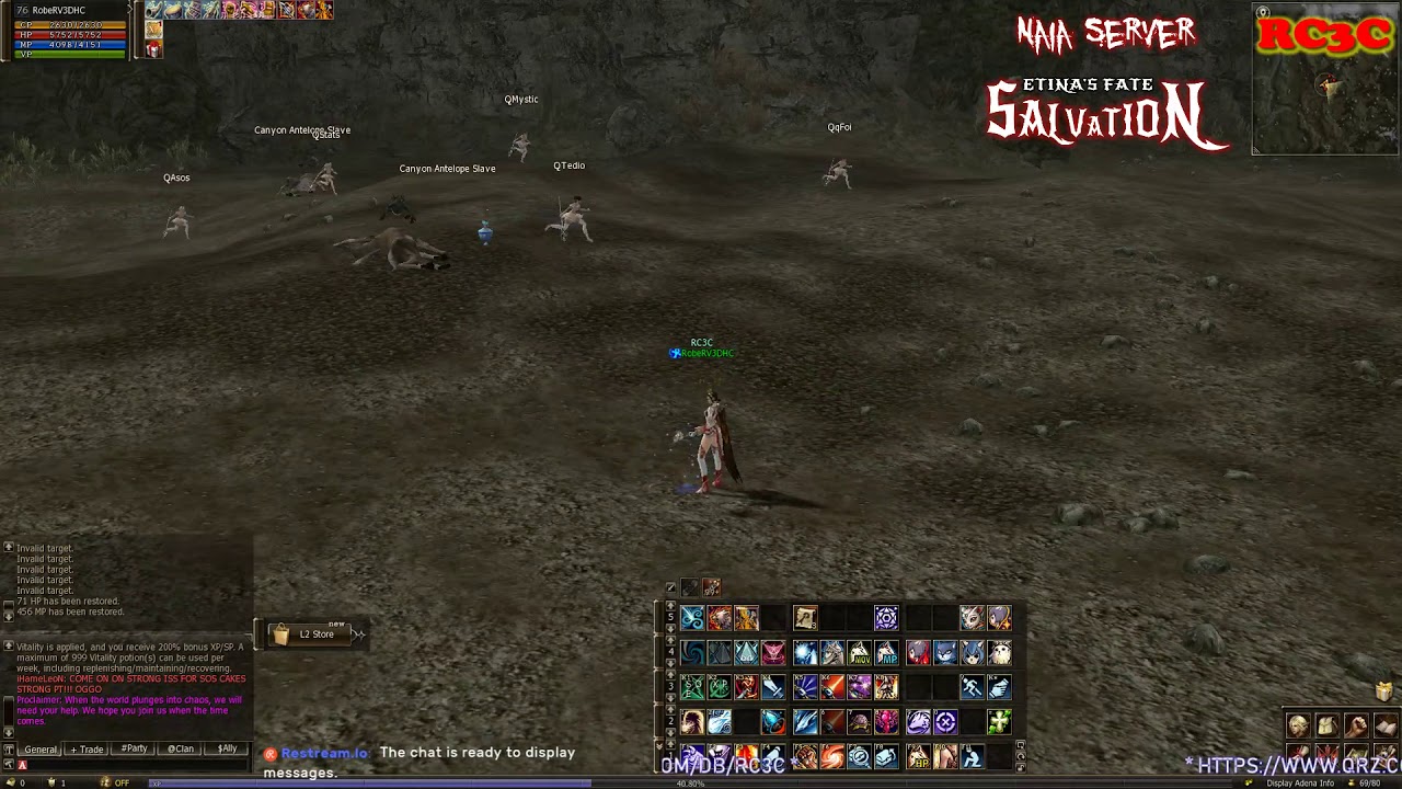 Lineage 2 - Naia - NCWEST - Bots in WOA  [Part 1]