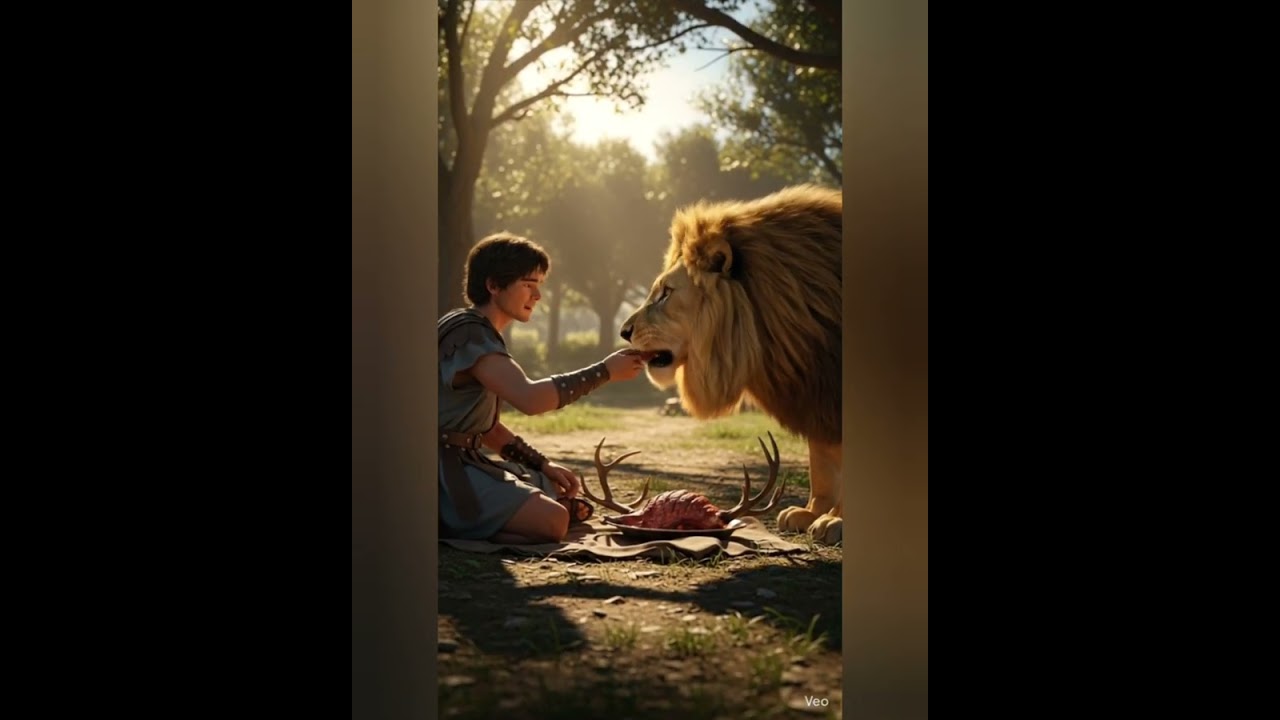 Androcles and the Lion.  #classictale #folktales #englishbalbharti  