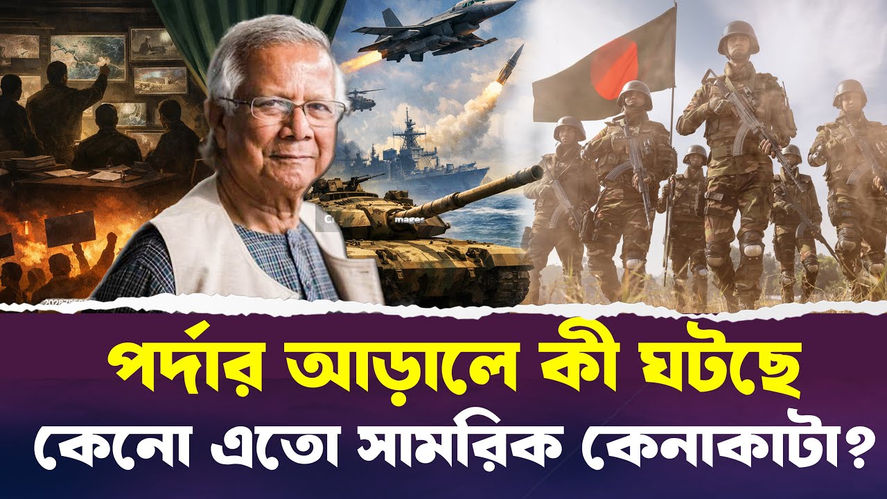 ড. ইউনুসের এতা সমরাস্ত্র কেনাকাটার কারন কি ? সংস্কার নাকি যুদ্ধের প্রস্তুতি ? Desh Shamachar Digital