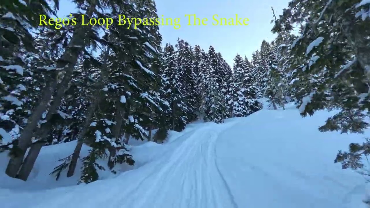 Robinson Mountain, Kitimat BC Bluebird Day Late February