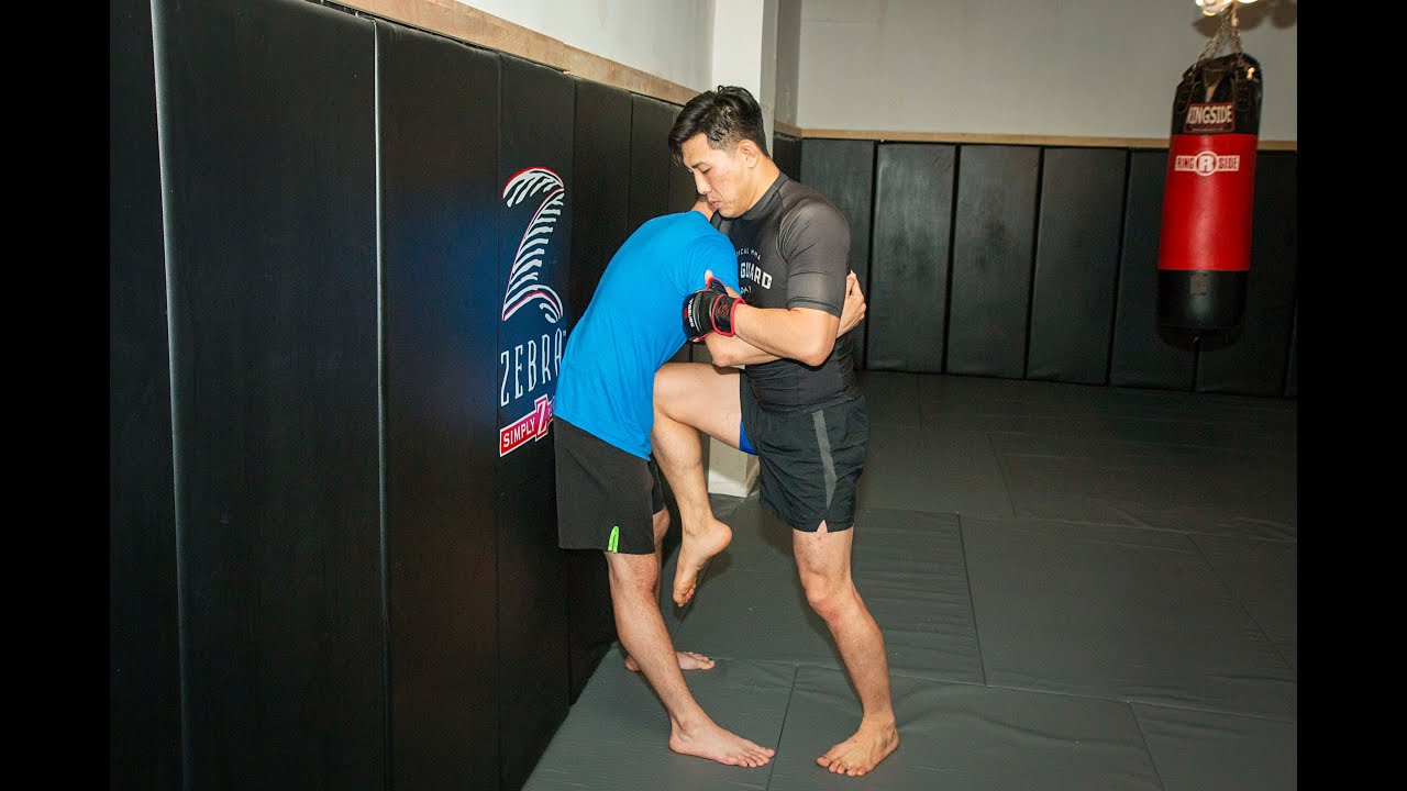 MMA Training - Using the Wall for Grappling and Striking with Rene Dreifuss