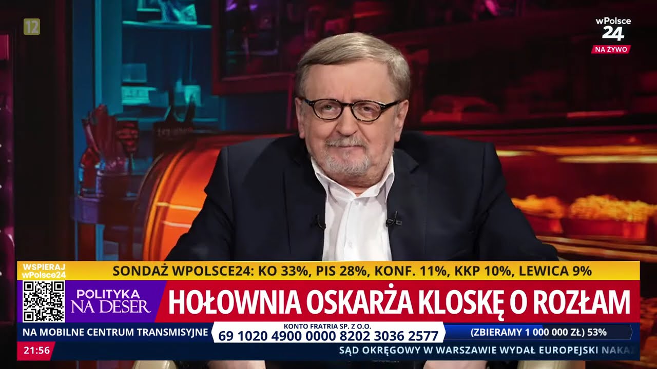 Agresywny, jak Czarzasty! Hołownia oskarża Kloskę! Wierność PSL! Polityka na deser cz.1. 18.02.2026