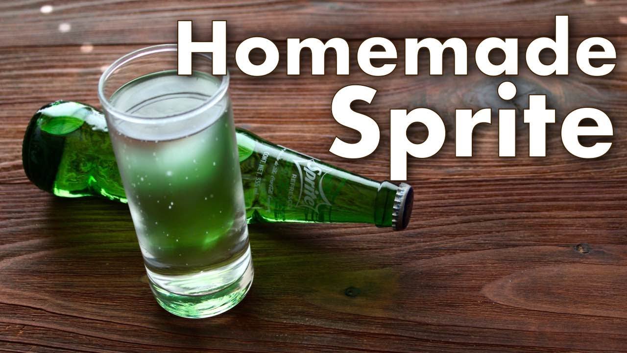 Natural Homemade Lemon-Lime Soda [Sprite Sryup]