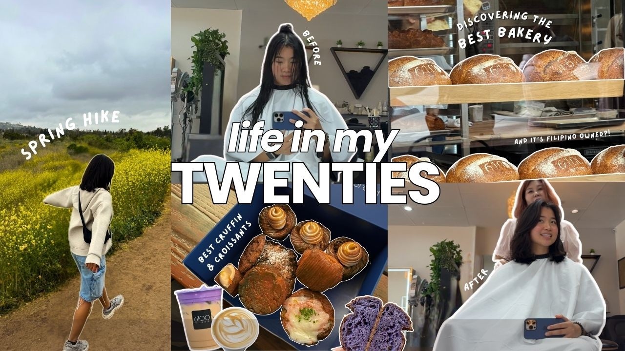Life in My Twenties | finding the best bakery in LA, getting a Korean haircut, hiking in OC, & more
