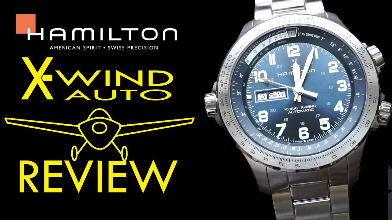 *REVIEW* Hamilton Khaki X-Wind H77765141 Automatic Day/Date Pilot Watch