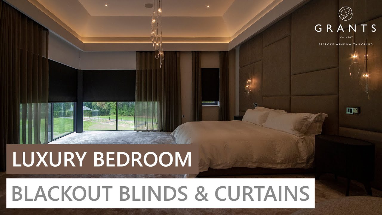 Bedroom Inspiration - Electric Curtains and Blackout Blinds