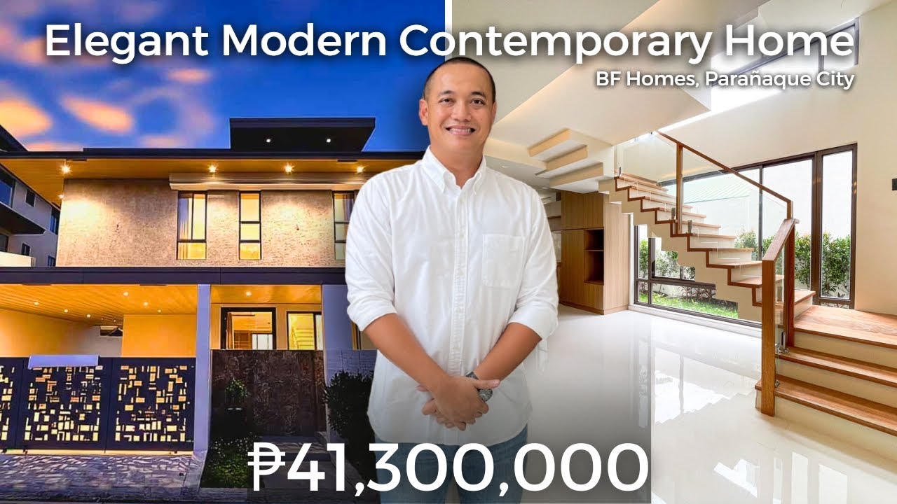 House Tour 405: Elegant Modern Contemporary House and Lot For Sale in BF Homes, Parañaque City