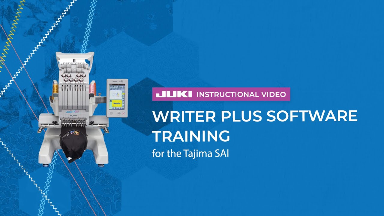 JUKI Tajima SAI & Writer Plus Software Training