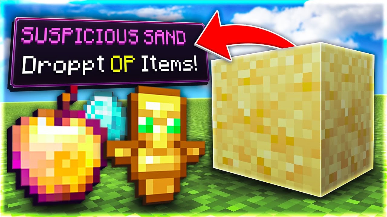 Minecraft, Aber Suspicious Sand ist RANDOM & OP (1.20)