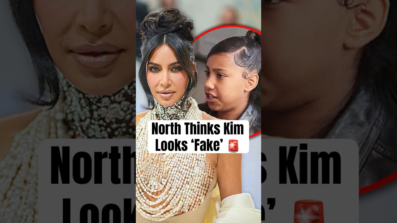 Норт считает, что Ким выглядит &laquo;ненатурально&raquo; #шорты #северозапад #кимкардашьян