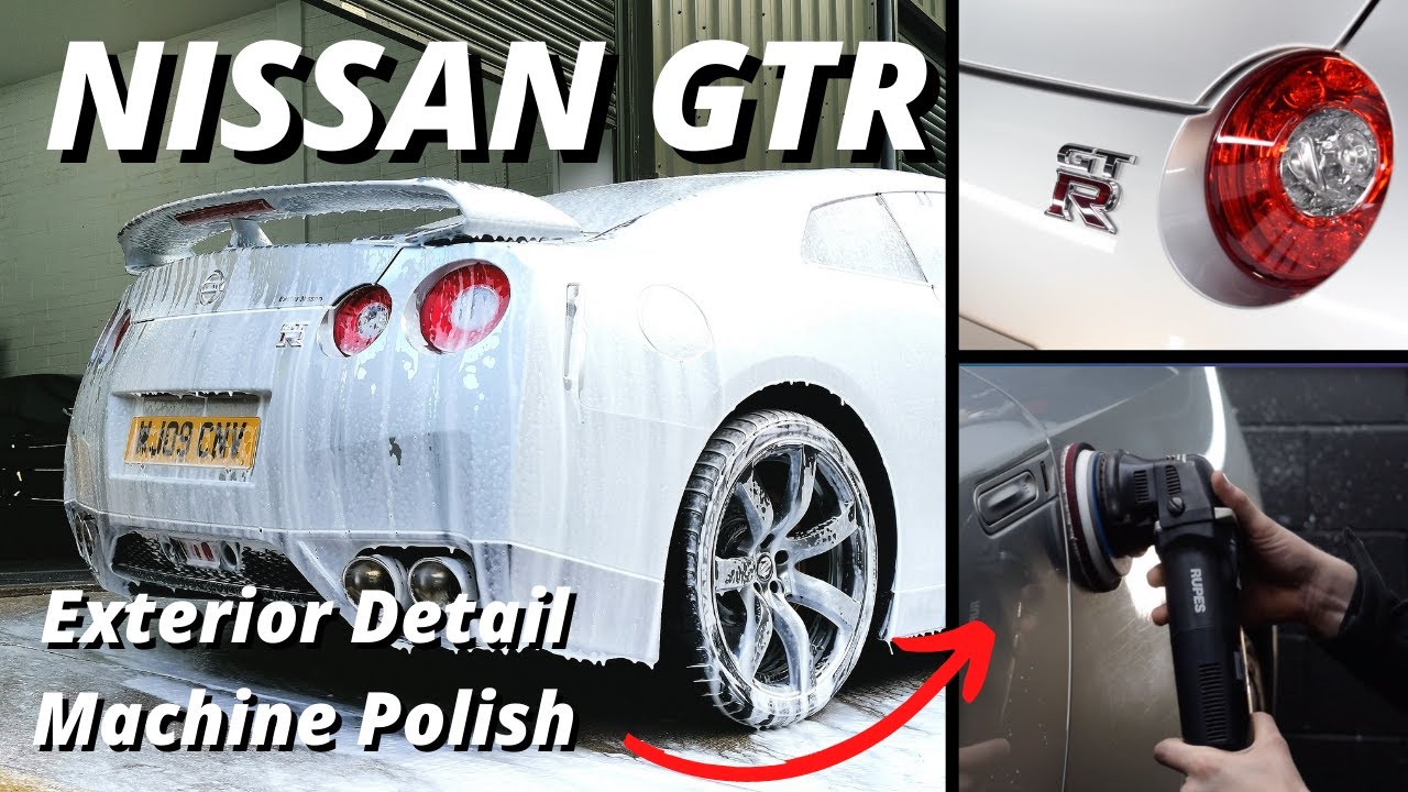 30 Hour Nissan GTR Detailing - Machine Polishing -Ceramic Coatings - Deep Clean - ASMR - Detailing -