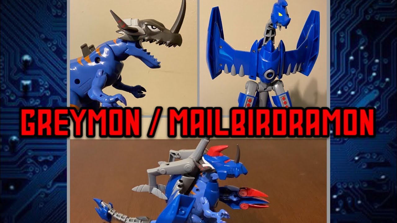 Digimon Xros Wars / Fusion - Greymon / Mailbirdramon &ldquo;Review&rdquo;