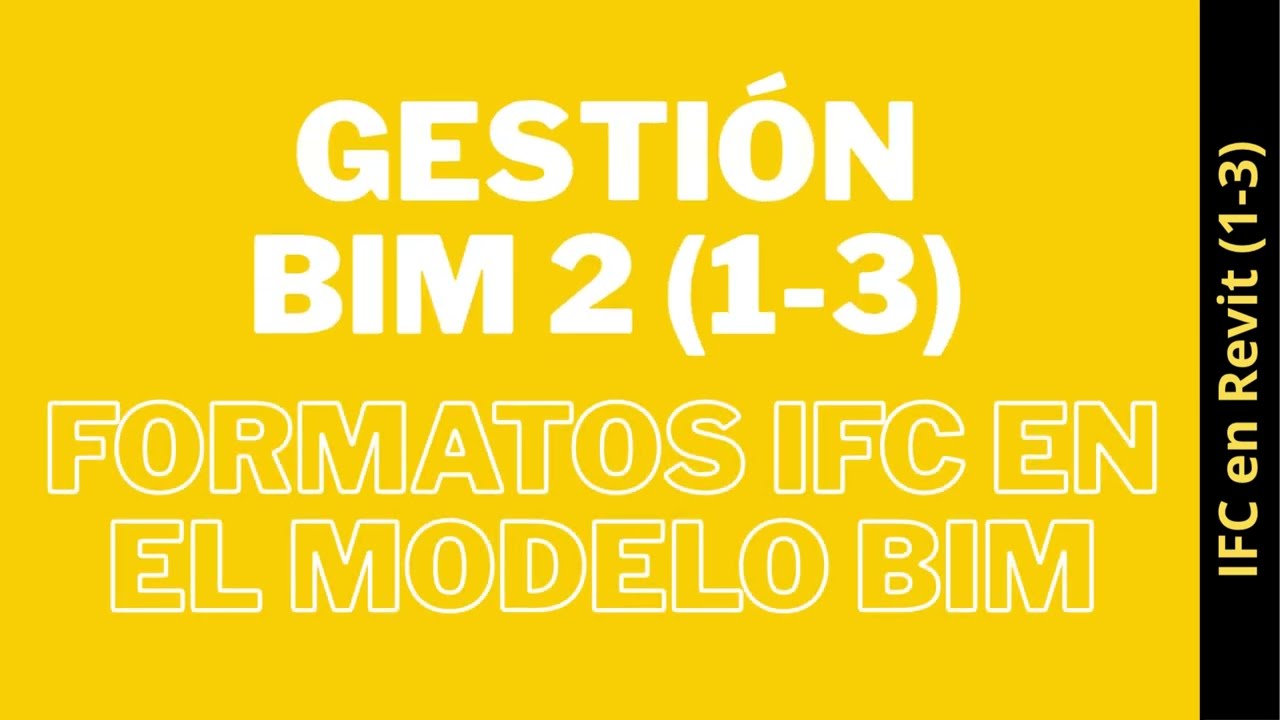 Gestión BIM 2 (1-3) Crear modelos IFC sin elementos de modelo