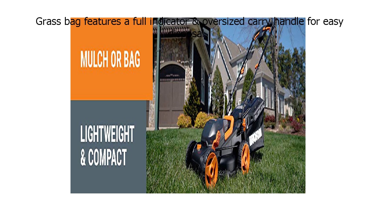 Special Discount on Worx WG779 40V 4 0AH Cordless 14  Lawn Mower with Mulching Capabilities