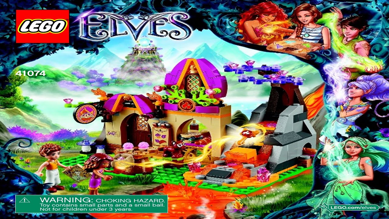 LEGO instructions - Elves - 41074 - Azari and the Magical Bakery