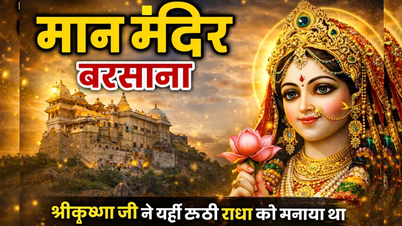 मान मंदिर बरसाना  | History Of Maan Mandir Barsana  | Love Story Of Radha Krishna |LalitaDevi mandir