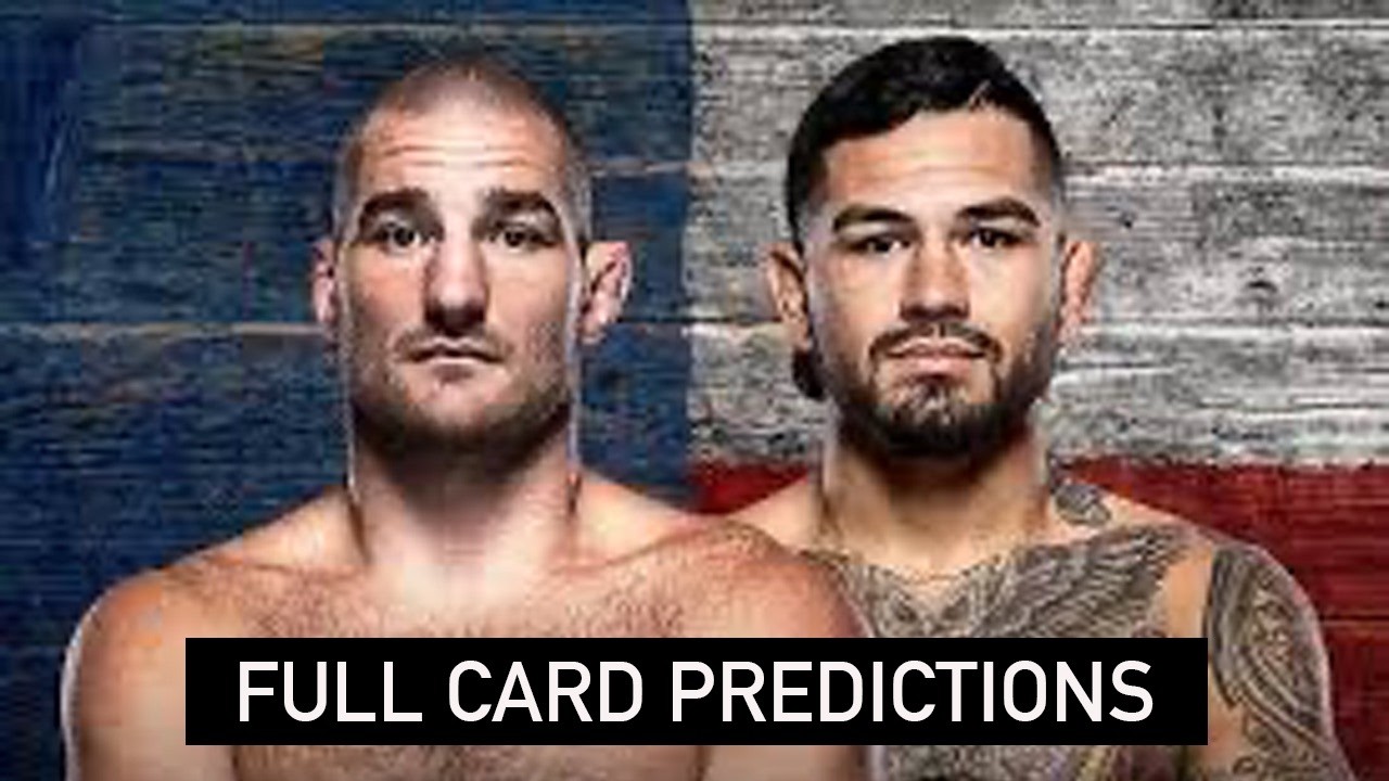 UFC Houston Full Card Breakdown and Predictions