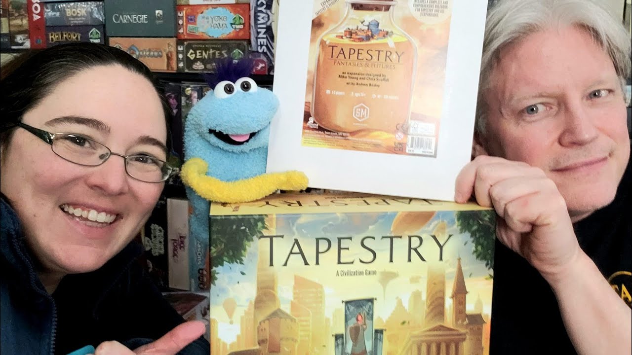All the Games with Steph: Tapestry with ALL expansions!
