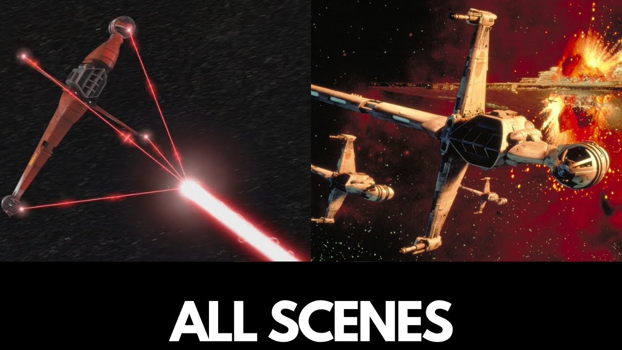 B Wing all scenes (Star Wars Rebels, Episode 6, Skeleton Crew)
