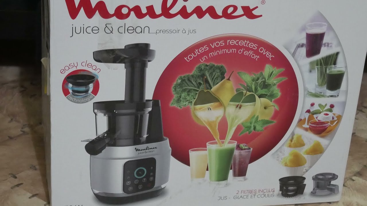 Moulinex Juice and Clean Slow Juicer