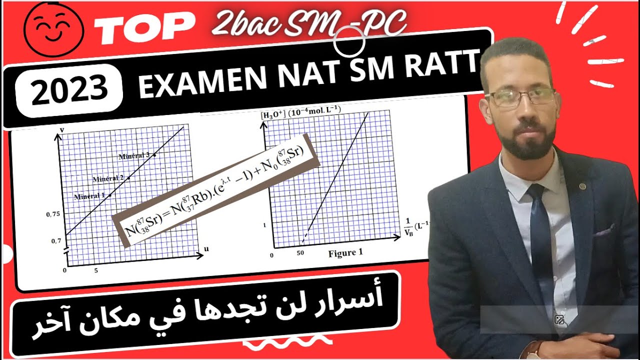Examen national physique sm 2023 ratt partie 1– 2BAC  (correction détaillée + astuces)  Pr AITELAJIN