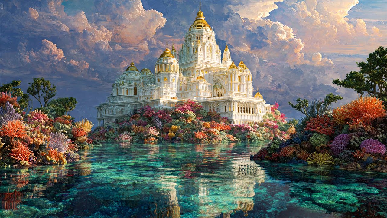 The Celestial Palace Beyond the Water | 4K Dream Architecture