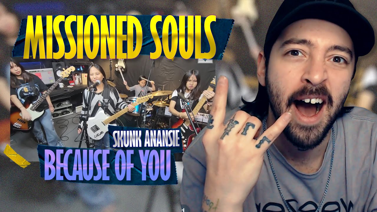 MISSIONED SOULS Because of You Skunk Anansie | REACTION | That VOICE! such a great job Stacey! 🔥🤯🙏🏻