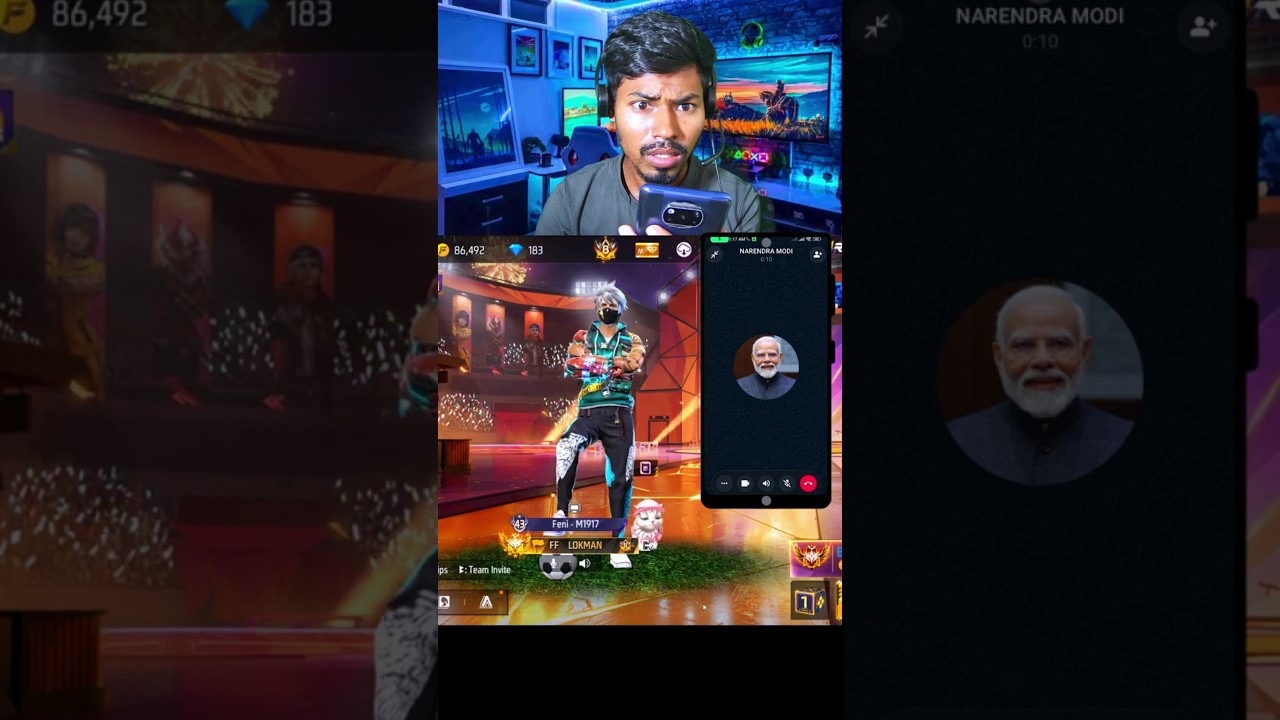 LOKMA 🇧🇩V🇮🇳NARENDRA MODI😱 #freefire #garenafreefire