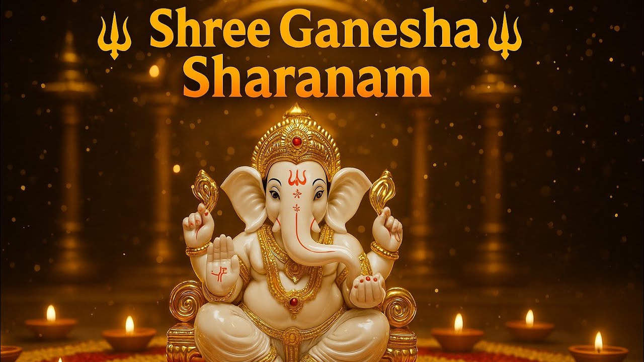 Shree Ganesha Sharanam 🕉️ | #song #music #bhajan #bhakti #viral #trending #yt | Ganesha songs 2025