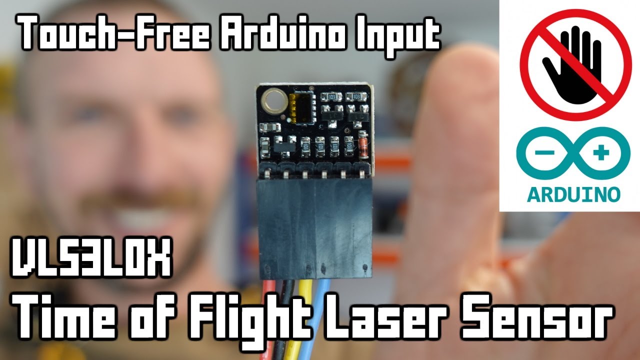 Arduino Laser Time-of-Flight Sensor Touch-Free Input Tutorial