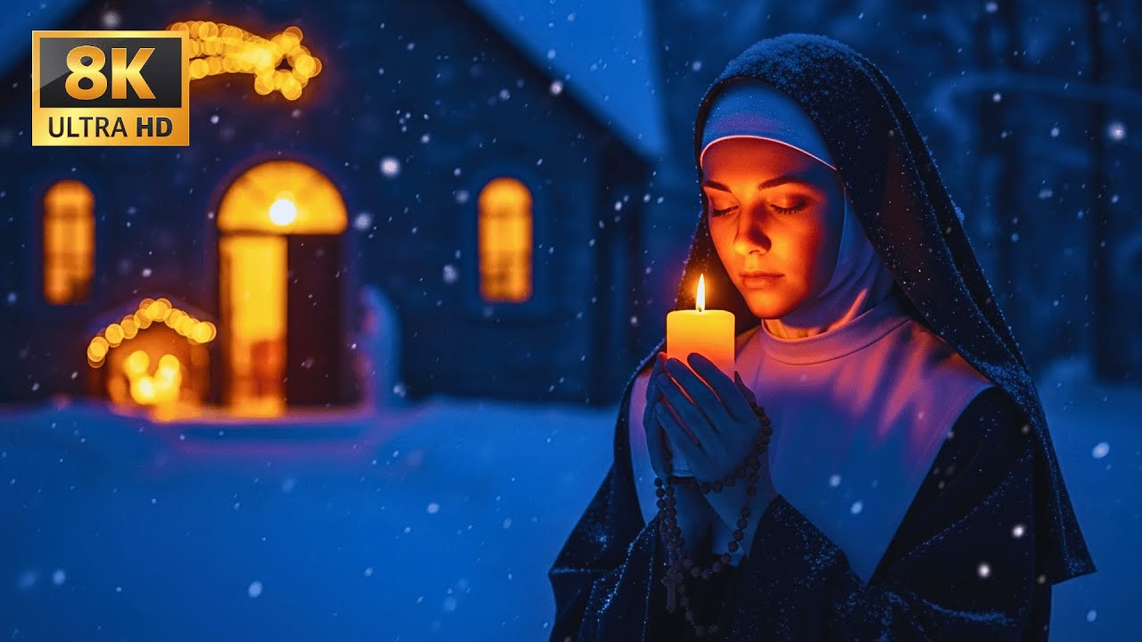 Silent Moon Over the Abbey | Gregorian Chants for Restful Sleep ✝️ Holy