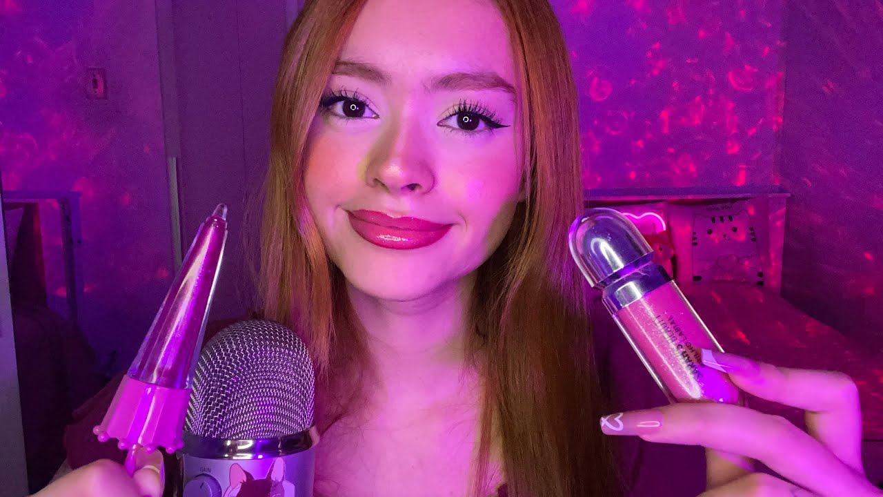 ASMR sons de boca + gloss | mouth sounds