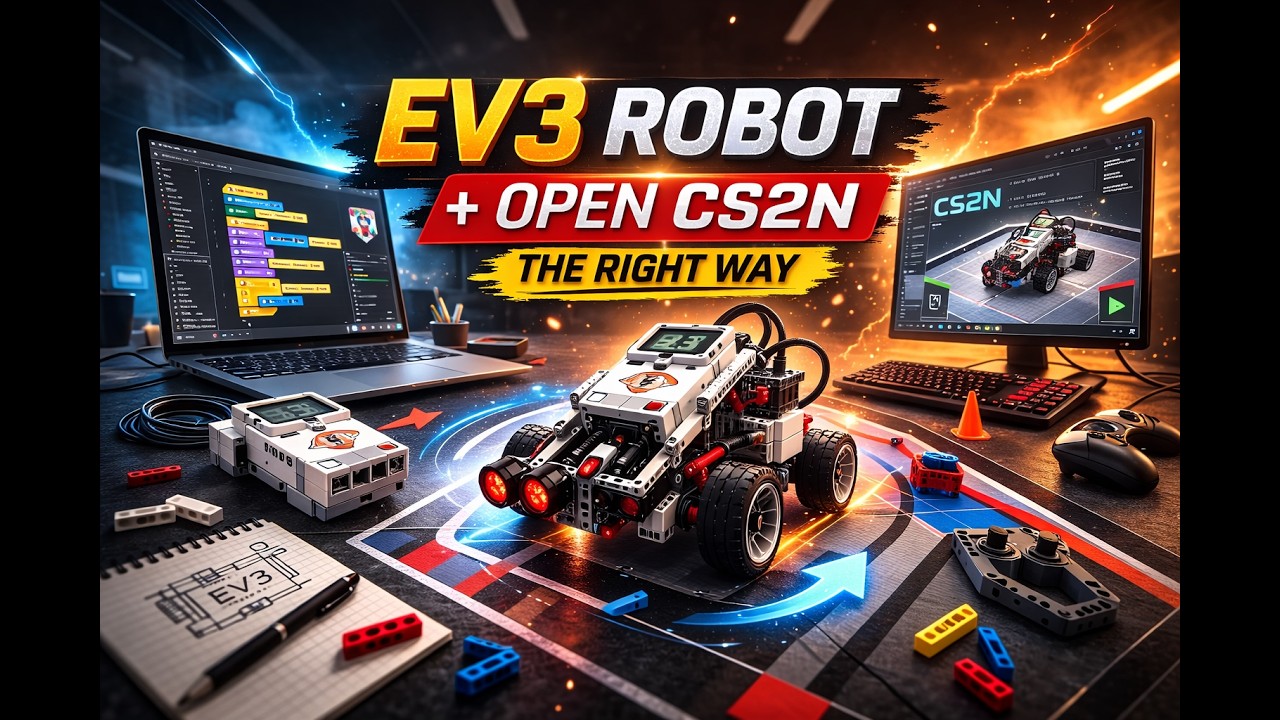 Build the EV3 Robot + Open CS2N the Right Way