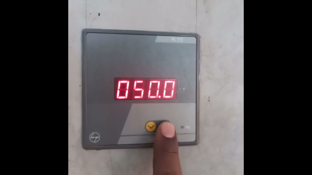 L&T WL1110 digital ampmeter para meter setting  #L&T digital ampmeter ki setting kese kre