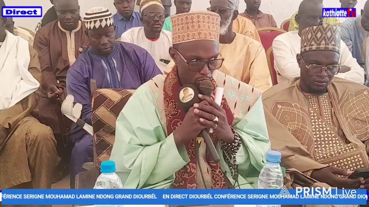 Conférence annuelle Daara serigne lamine ndong diourbél Cofrérencer imam Ousaynou Dia