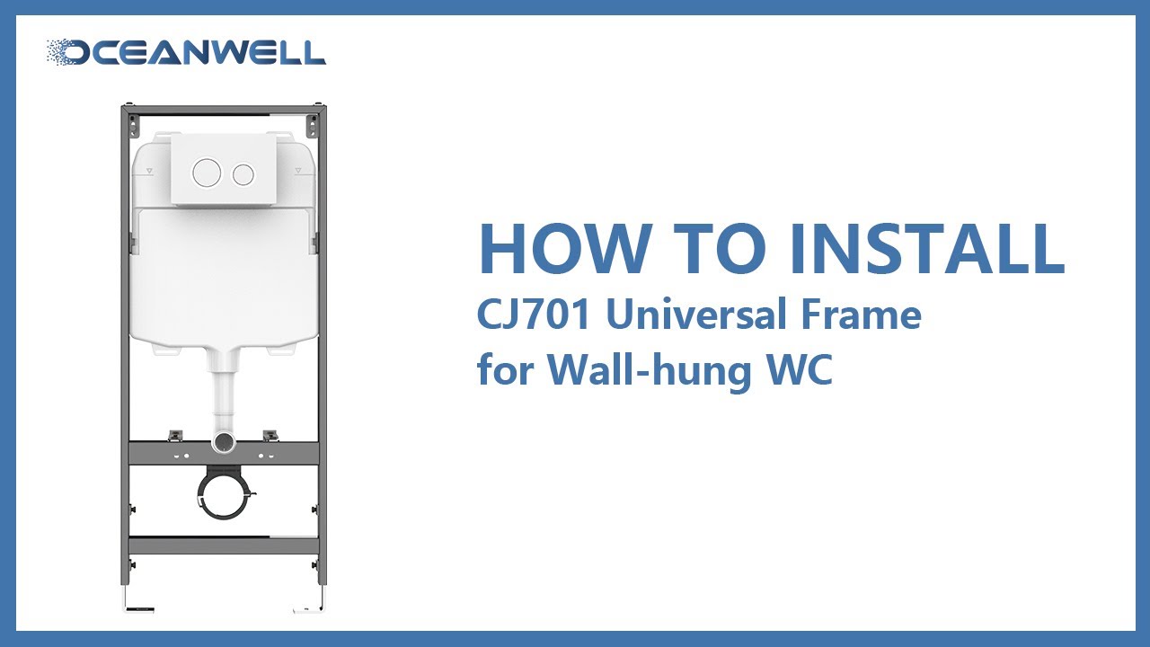 How to Install a Concealed Cistern丨Oceanwell CJ701 Concealed Cistern Installation Guide Video