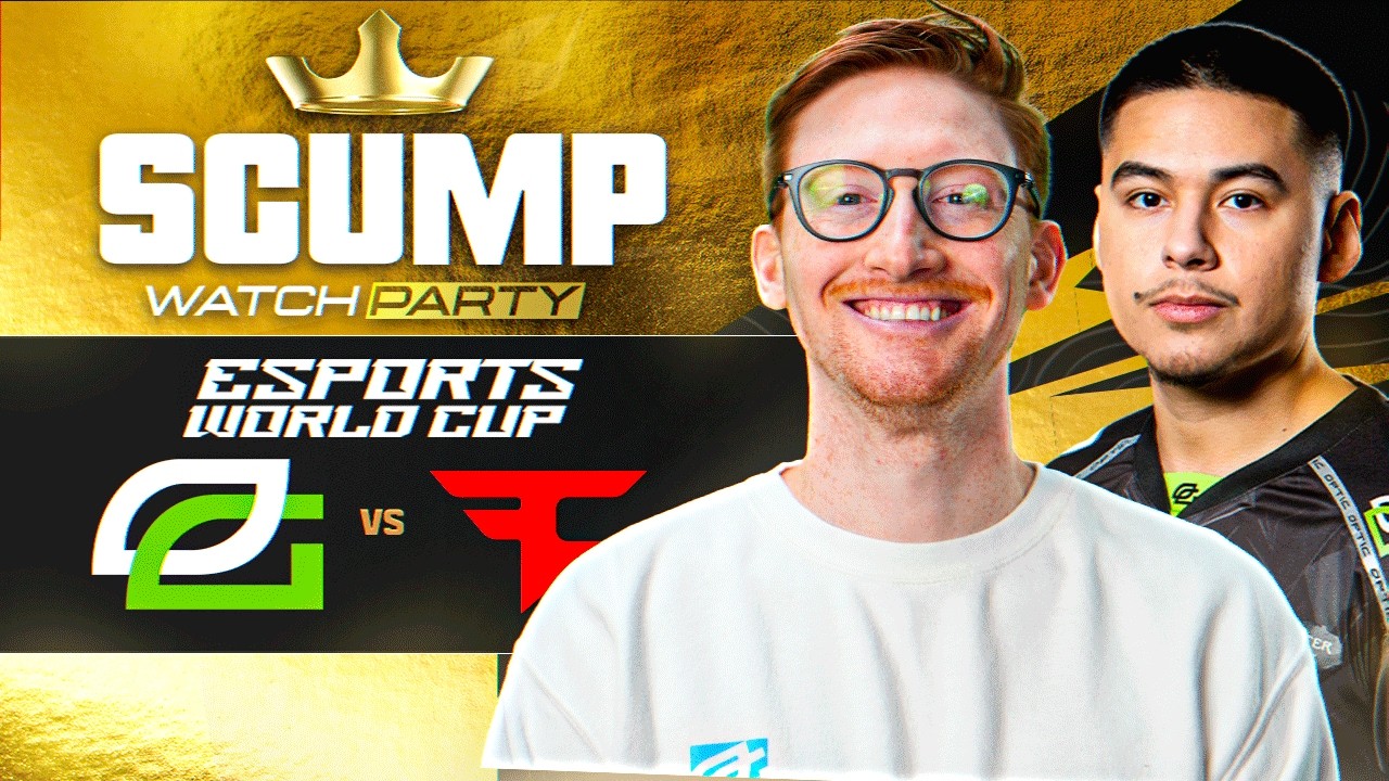 🔴LIVE - SCUMP WATCH PARTY!! OpTic GAMING vs FAZE | ESPORTS WORLD CUP DAY 4