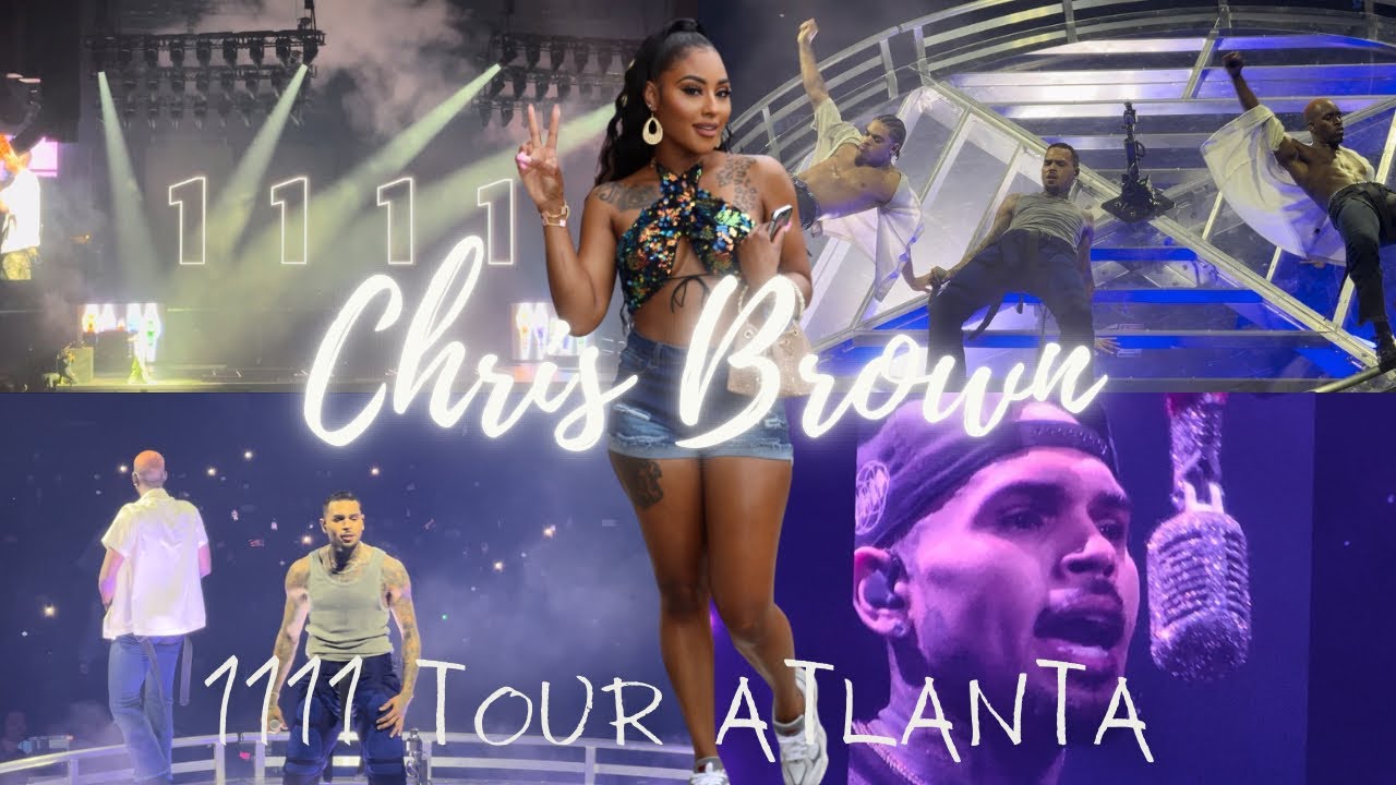First Chris Brown 11:11 Tour Concert in Atlanta July 5th | Tany B #chrisbrown