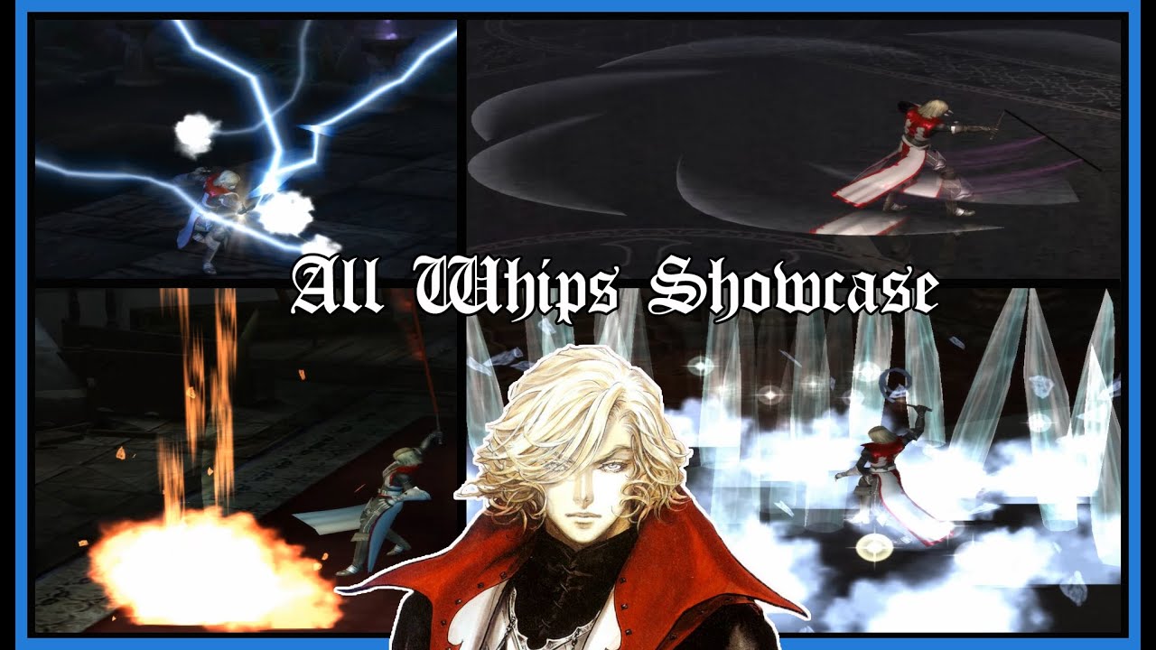 Leon Belmont Whip Skills Showcase - Castlevania Lament of Innocence HD.
