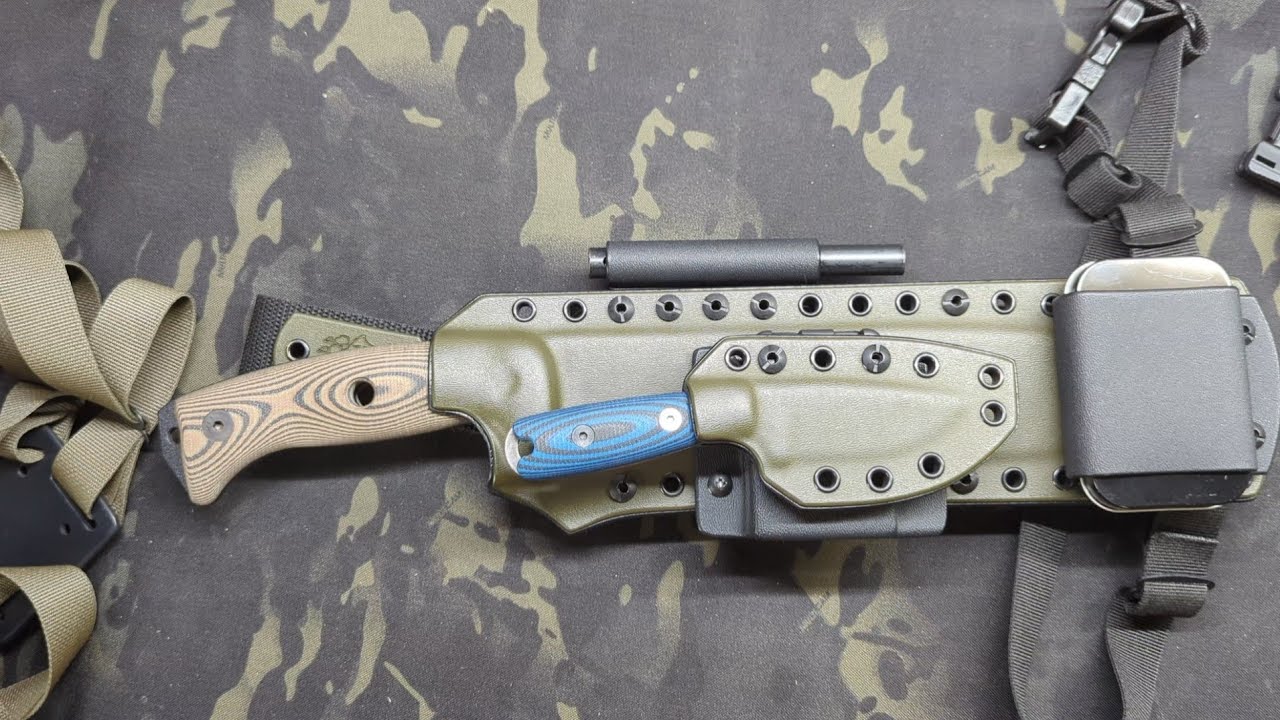 ESEE Junglas & Izula II Breakaway Piggyback Rig || Custom Handle Scales Coming Soon!