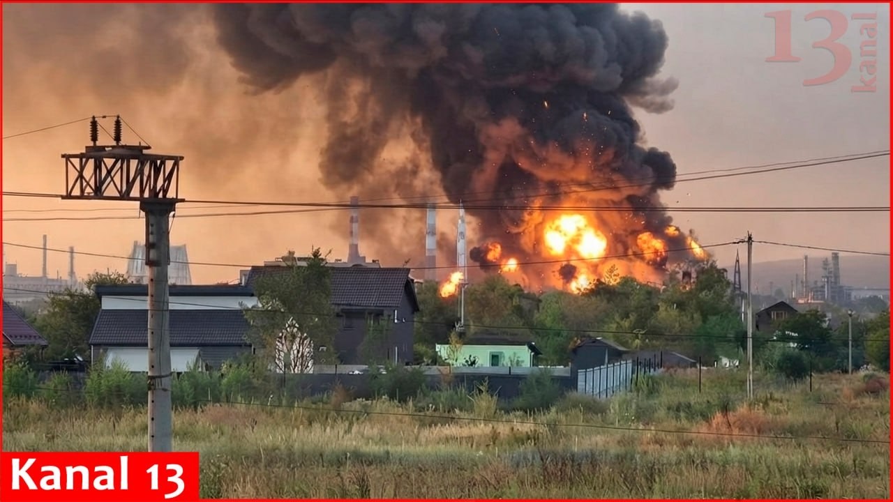 Взрывы и пожары на Саратовском НПЗ и авиабазе Энгельс-2 после атаки дронов